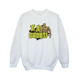Guardians Of The Galaxy Girls I Am Groot Sweatshirt / White